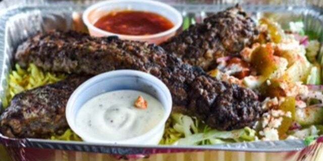 Beef Kebab Plate