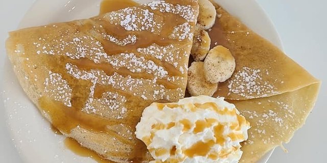 Bananas Foster Crepe