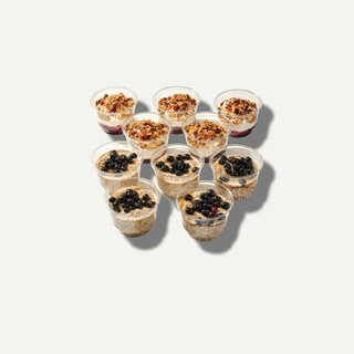 Overnight Oat And Yogurt Parfait Duo (Pack of 10)