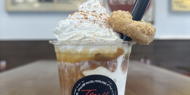 Spiced Apple Cider Donut Shake