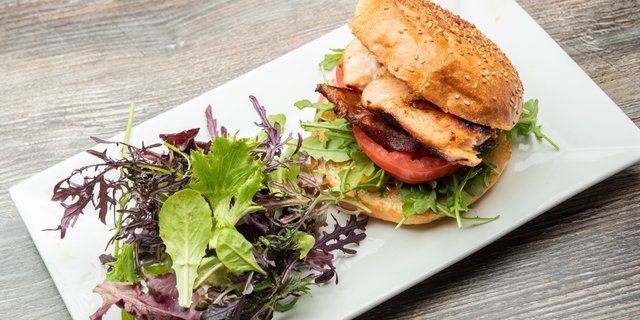 Salmon Club Sandwich Tray