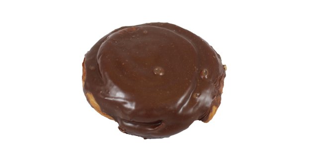 Chocolate Iced Fried Cinnamon Roll