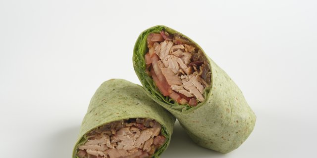 Grilled Salmon Wrap