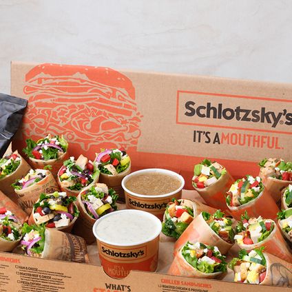 Salad Wrap Tray w/ Chips