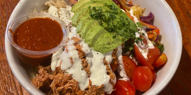 Zesty Pulled Chicken Bowl