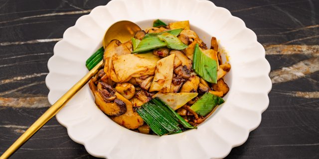 Twice Cooked Mushroom