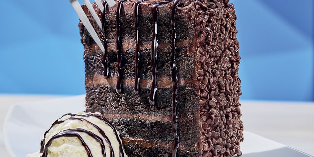 Chocolate Wave Cake Whole Dessert
