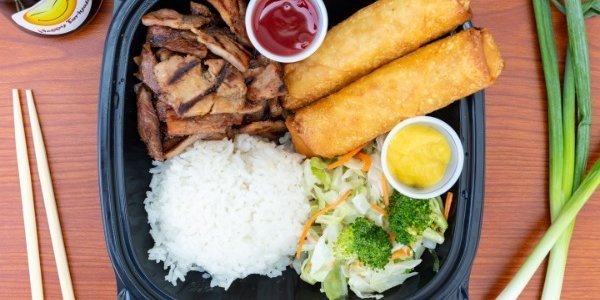 Chicken Teriyaki & Egg Roll Combo