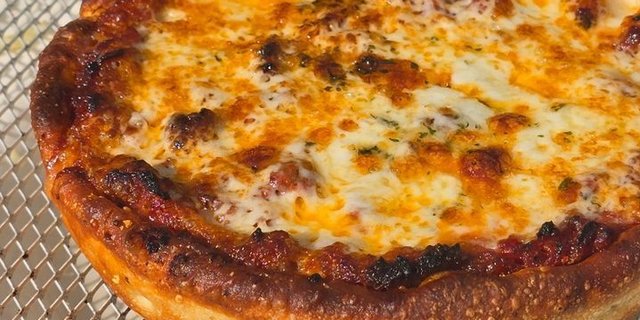 Meat Deep-Dish Pizza