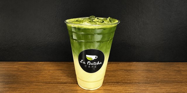 Ice Matcha Jasmine Milk Tea