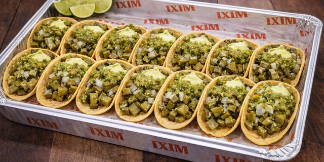 Nopal Taco Tray (Grilled Cactus)