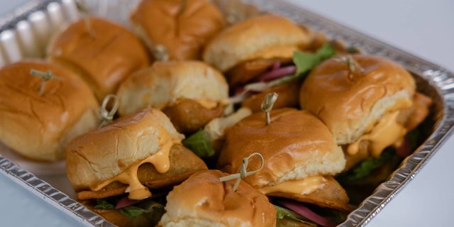 Samosa Sliders Tray