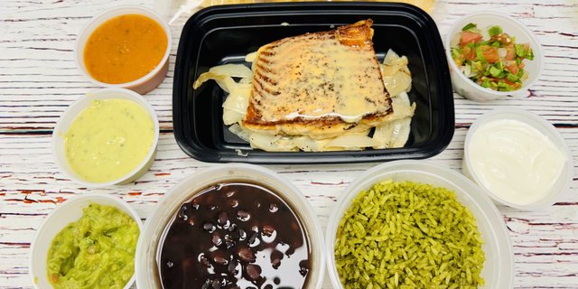 Grilled Salmon Lunch Box
