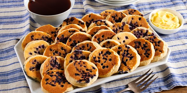 Mini Blueberry Hotcakes