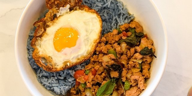 Krapow Chicken Rice