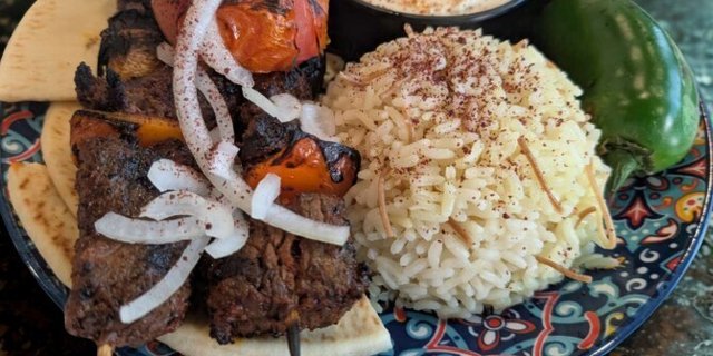Beef Kabob Plate