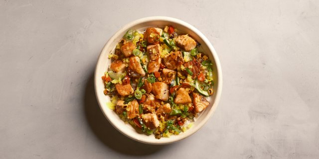 Korean BBQ Salmon Bowl