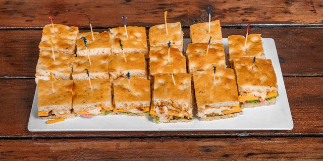 Grilled Chicken Focaccia Sandwiches