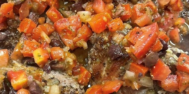Roasted Pork Bruschetta