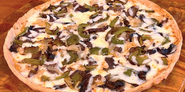 Hand-Tossed Philly Steak Pizza
