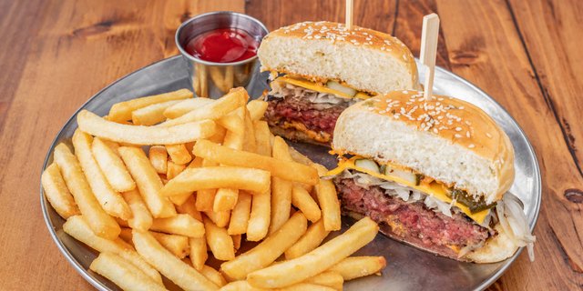 Golden Cheeseburger Party Tray