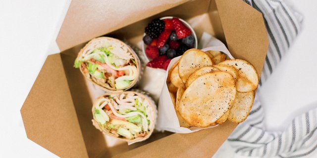 Turkey Avocado Wrap Boxed Lunch