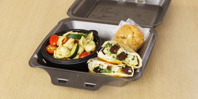 Caesar Veggie Wrap Boxed Meal