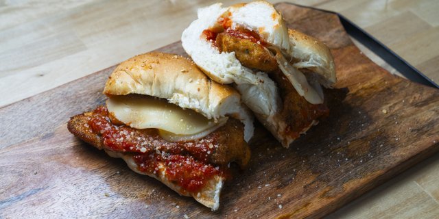Chicken Parmesan Sandwich Platter