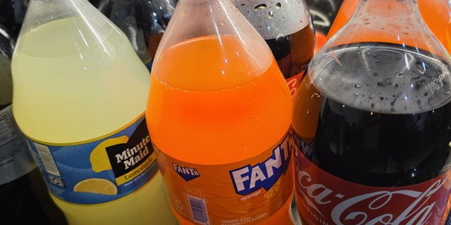 Assorted 2L Soda Bottles