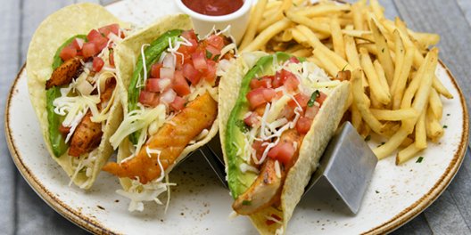 Cajun-Spiced Fish Tacos Boxed Lunch