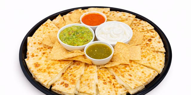 Flour Cheese Quesadillas Tray