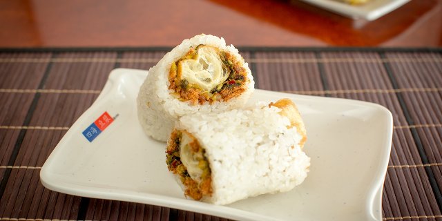 Vegetarian Rice Roll (素飯糰)