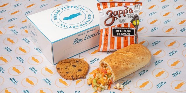Buffalo Chicken Zeppelin Box Lunch