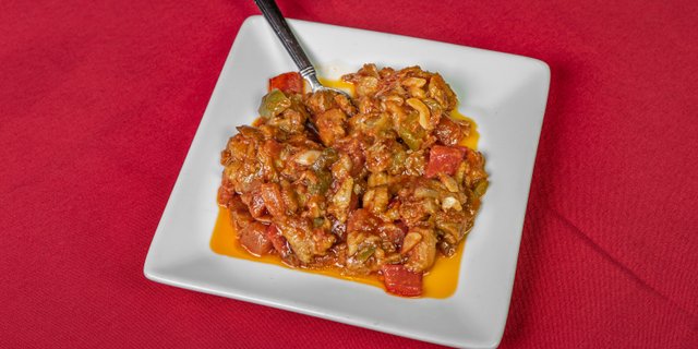 Eggplant in Sauce