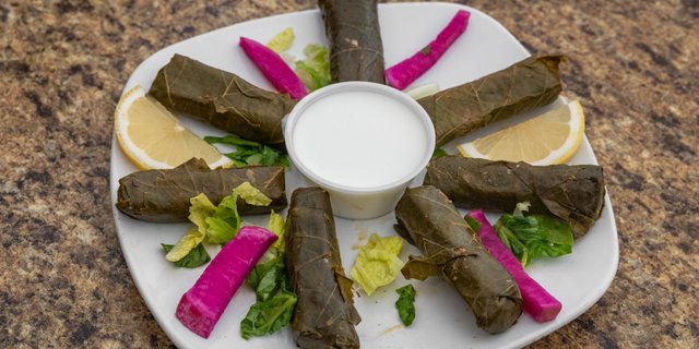 Dozen Veggie Grape Leaves