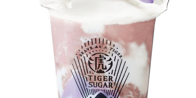 Taro Pudding & Boba Milk w/ Cream Mousse