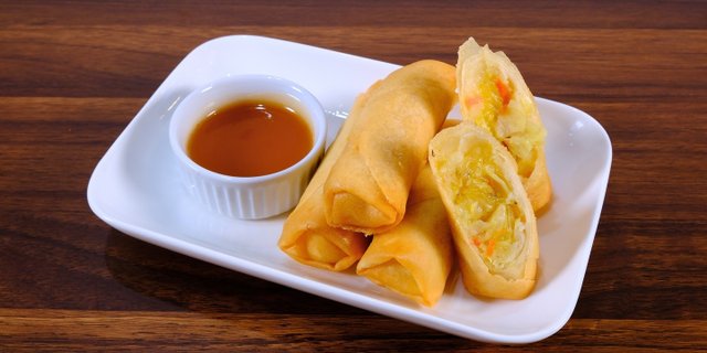 Vegetable Fried Spring Rolls