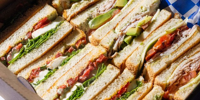 Turkey Avocado & Caprese Sandwiches