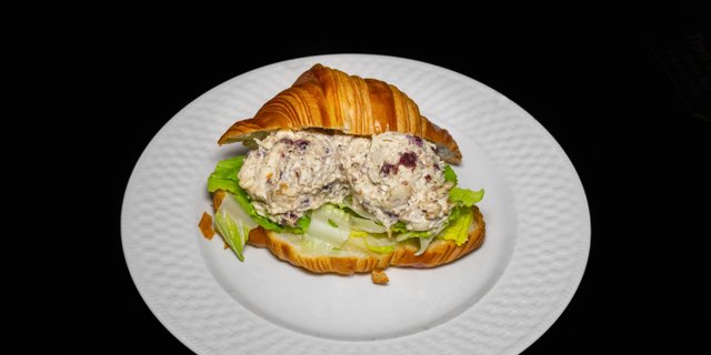 French Chicken Salad Croissant Sandwich