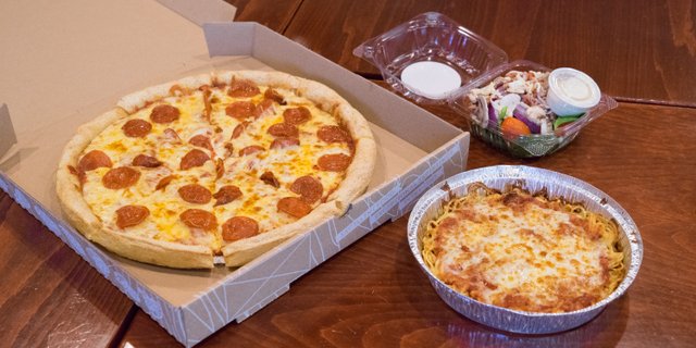 Pizza, Pasta & Salad Package for 20