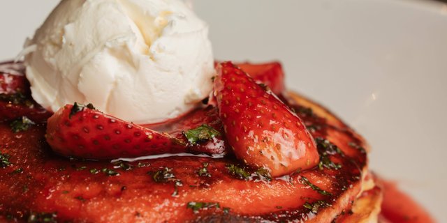 Strawberry Shortcake Pancakes