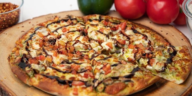 Chicken Pesto Pizza