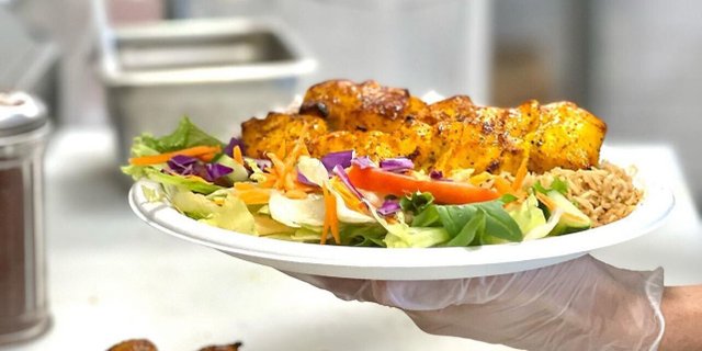 Chicken Kabob Platter
