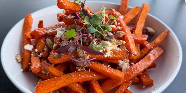 Hot Honey Sweet Potato Fries