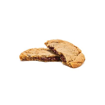 Single Fudge-Filled Chocolate Chip Cookie