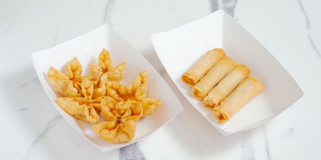 Krab Rangoon & Eggroll Tray
