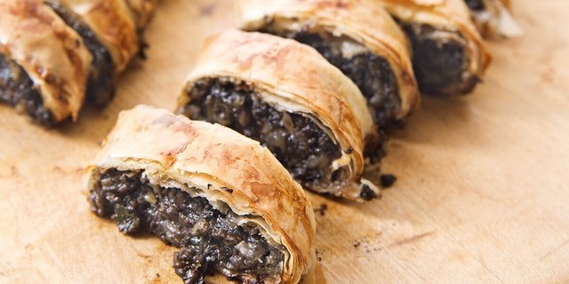 Mushroom Strudel