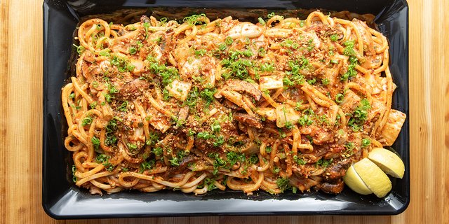 Spicy Kimchi Yaki Udon