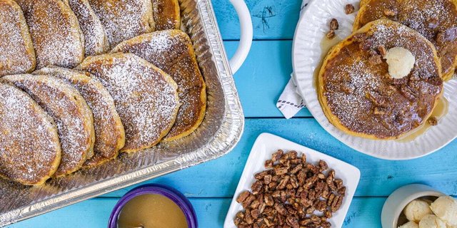 Sweet Potato Pancake Platter