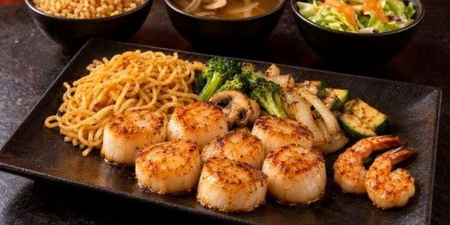 Chicken & Scallop Hibachi Combination